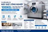 TƯ VẤN ĐẦU TƯ MÁY GIẶT CÔNG NGHIỆP 100KG: GIẢI PHÁP VẬN HÀNH TOÀN DIỆN CHO KHÁCH SẠN & BỆNH VIỆN